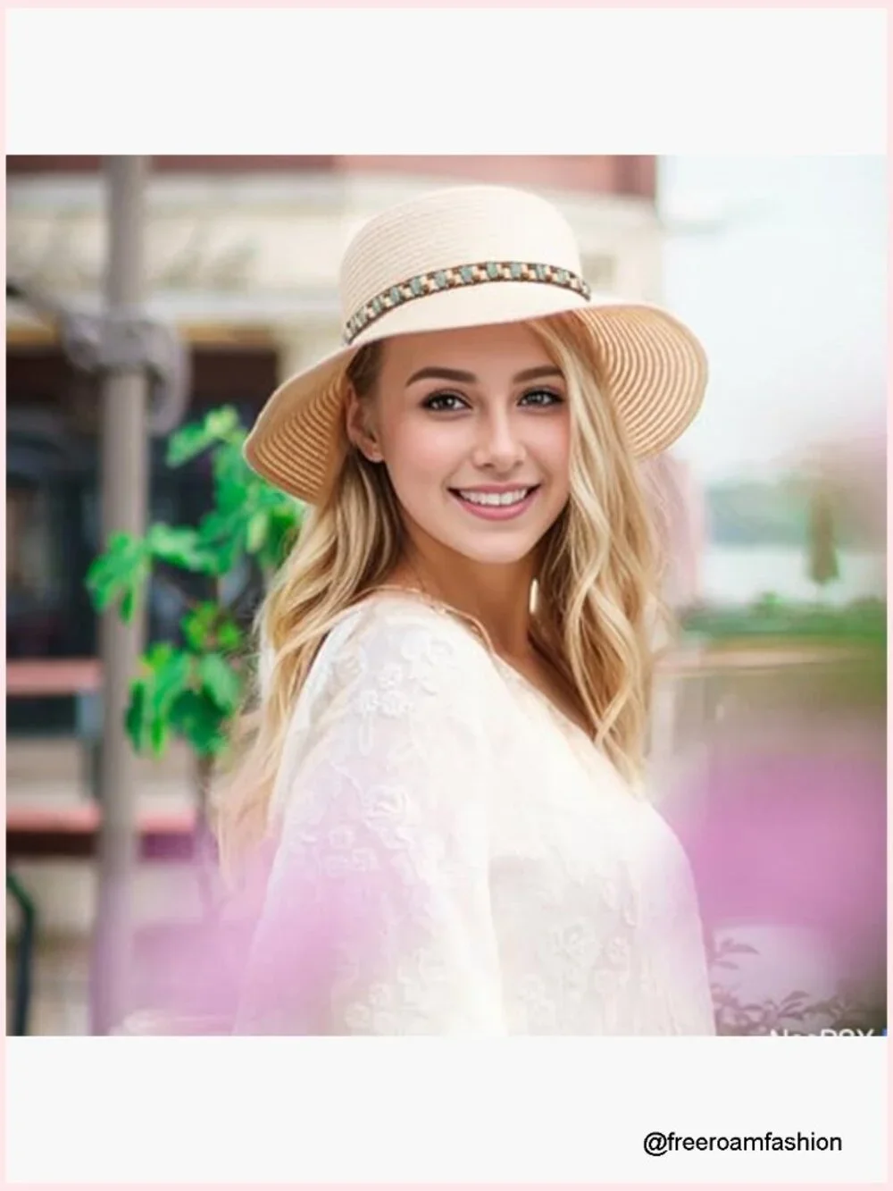 8pcs Ethnic Beaded Hat Bands - Western Cowboy Hat Belts for Women Men